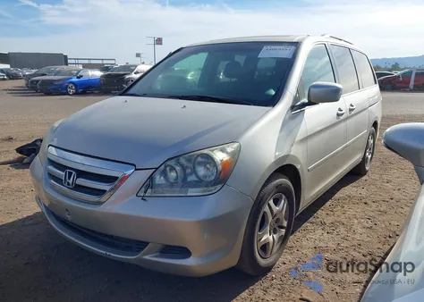 2005 Honda Odyssey Ex-L from USA, damaged, VIN 5FNRL38635B423625